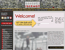 Tablet Screenshot of crossfitrockwall.com